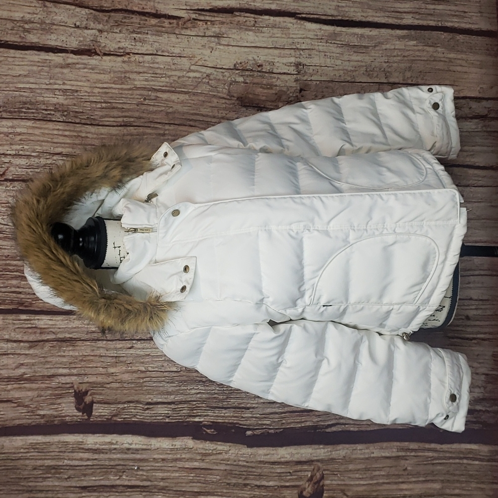 Super cute white Calvin Klein jacket, size large
